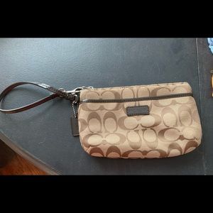 Authentic Coach wristlet